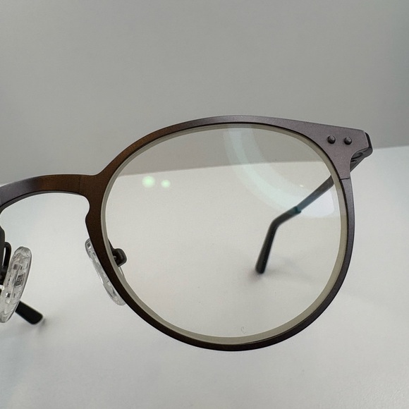 FRAMES ONLY- Eyeglasses Full-Rum Grey Eyebuydirect ThinLine 49•20•140 - Picture 9 of 14